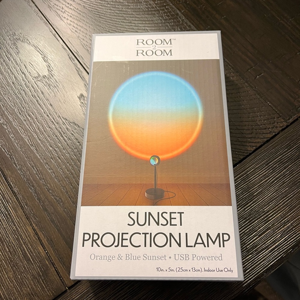 Sunset projection lamp